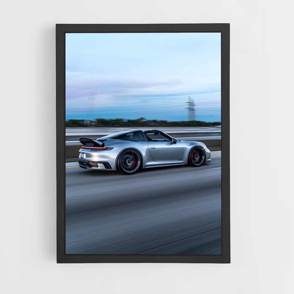 Poster targa magnifique – affiche Porsche (vue 2)